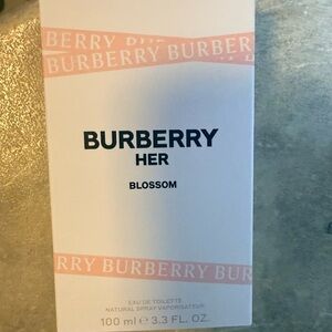 Burberry Fragrance Box with Pink Accents